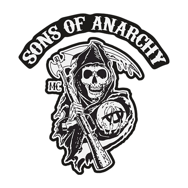 Autocollants: Logo Sons Of Anarchy MC