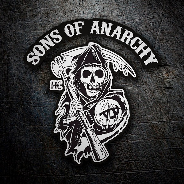 Autocollants: Logo Sons Of Anarchy MC