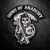 Autocollants: Logo Sons Of Anarchy MC 3