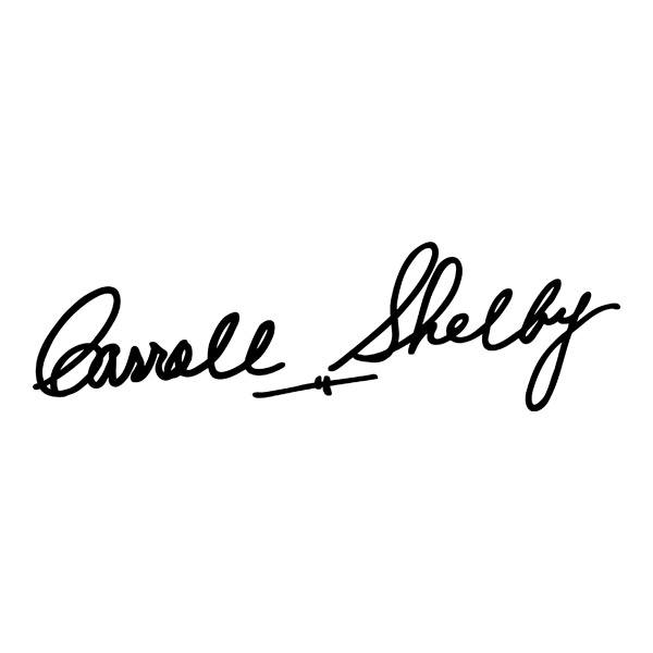 Autocollants: Signature Carroll Shelby