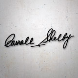 Autocollants: Signature Carroll Shelby 2