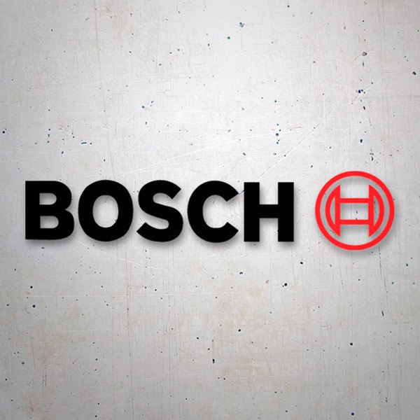 Autocollants: Logo Bosch en Lettres Majuscules