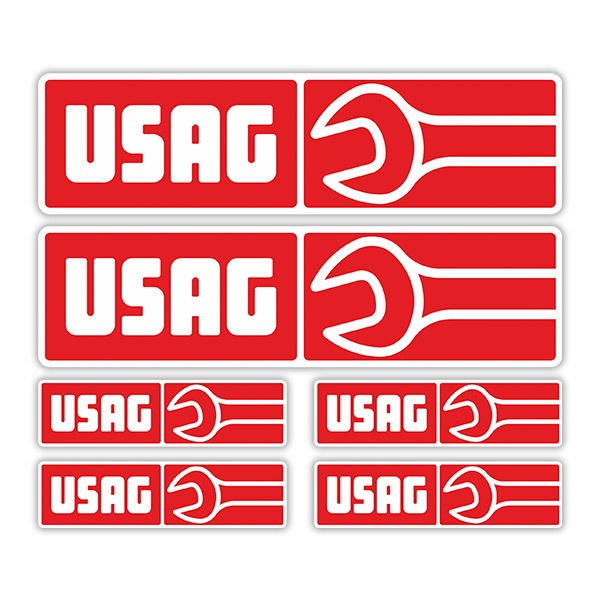 Autocollants: Kit 6X Usag