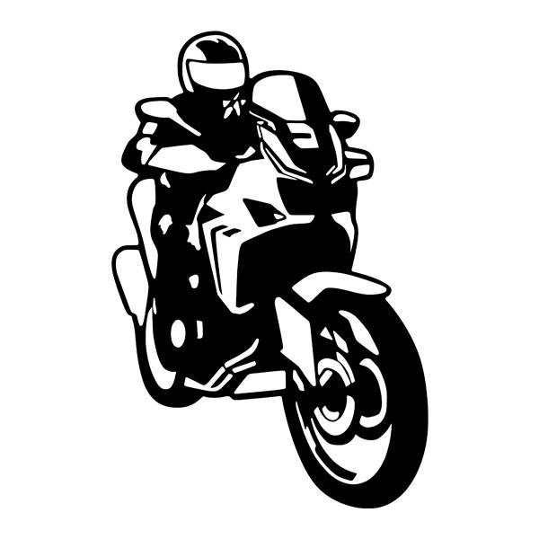 Autocollants: Moto de Aventure