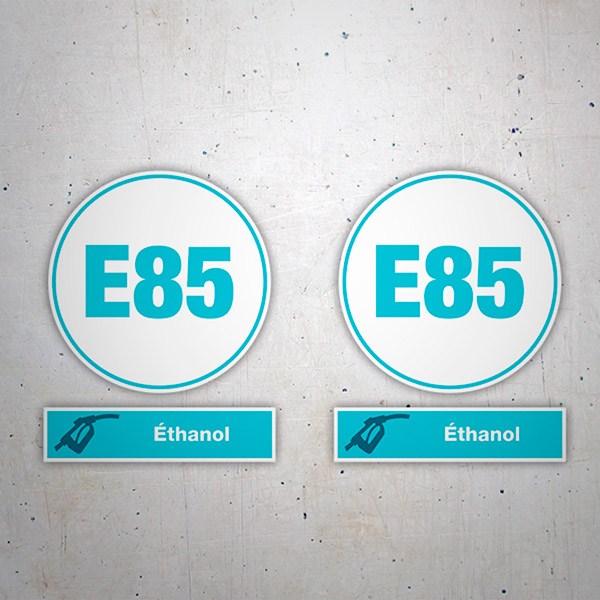 Stickers camping-car: Kit 2X E85 Ethanol
