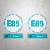 Stickers camping-car: Kit 2X E85 Ethanol 3