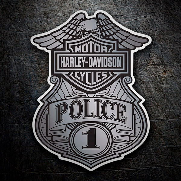 Autocollants: Police Harley-Davidson