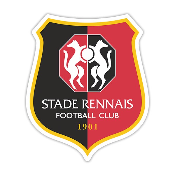 Autocollants: Stade Rennais 1901