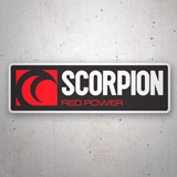 Autocollants: Scorpion red power 3