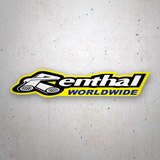 Autocollants: Renthal world wide 3