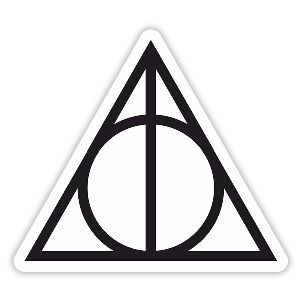 Autocollants: Symbole des reliques de la mort