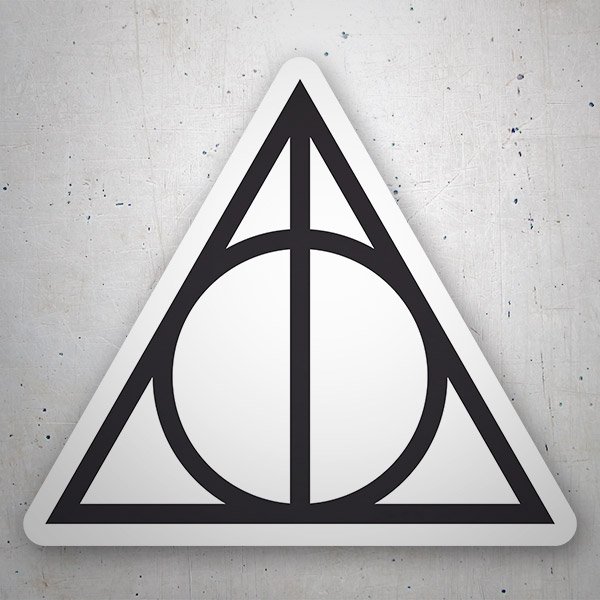 Autocollants: Symbole des reliques de la mort