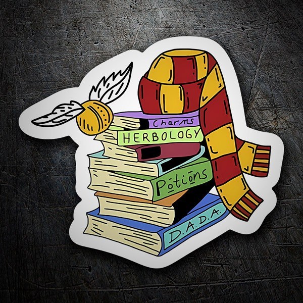 Autocollants: Livres de Hogwarts