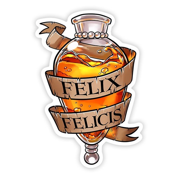 Autocollants: Potion Felix Felicis