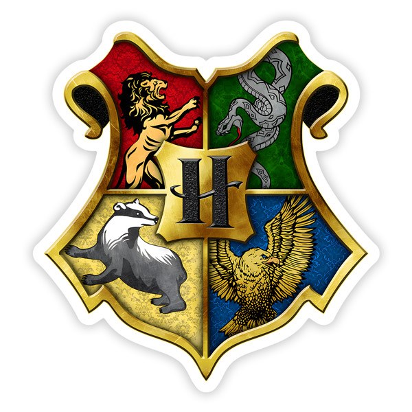 Autocollants: Lécole de Hogwarts