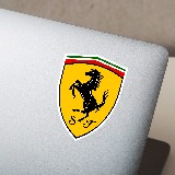 Autocollants: Logo Ferrari 3