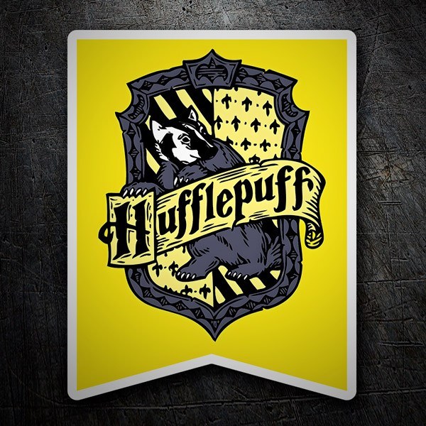 Autocollants: Hufflepuff