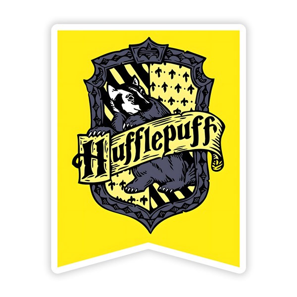 Autocollants: Hufflepuff