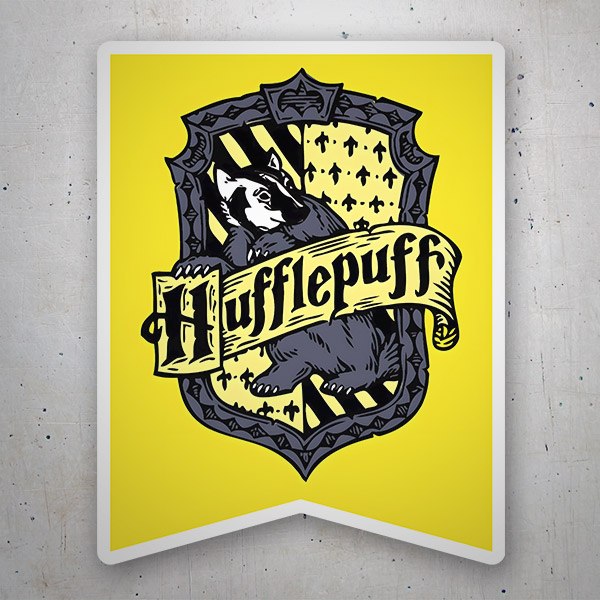 Autocollants: Hufflepuff