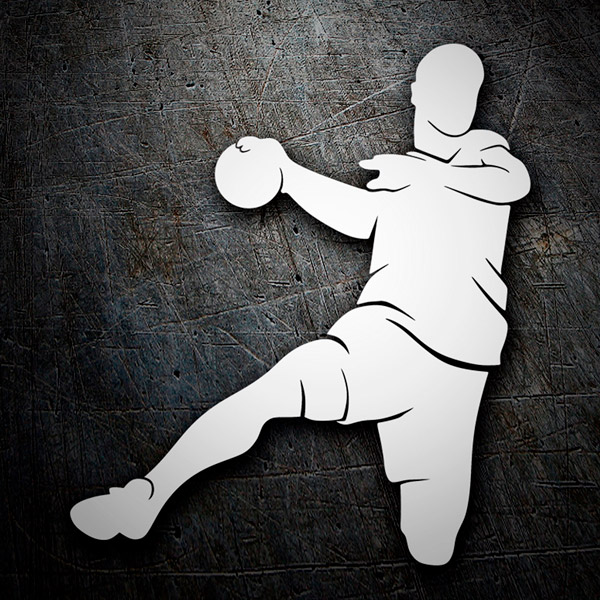 Autocollants: Tir au ballon de handball