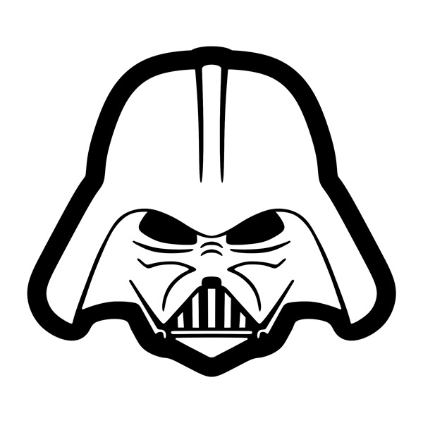 Autocollants: Casque Darth Vader