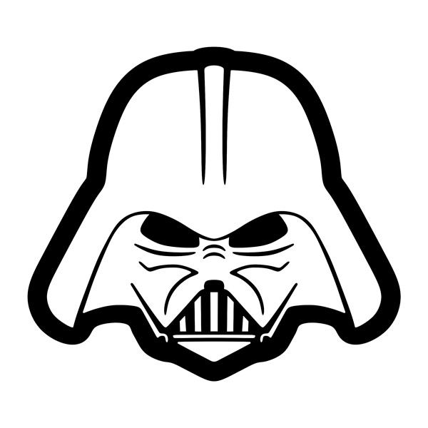 Autocollants: Casque Darth Vader