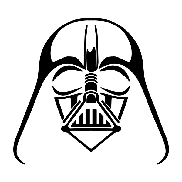 Autocollants: Casque Darth Vader II