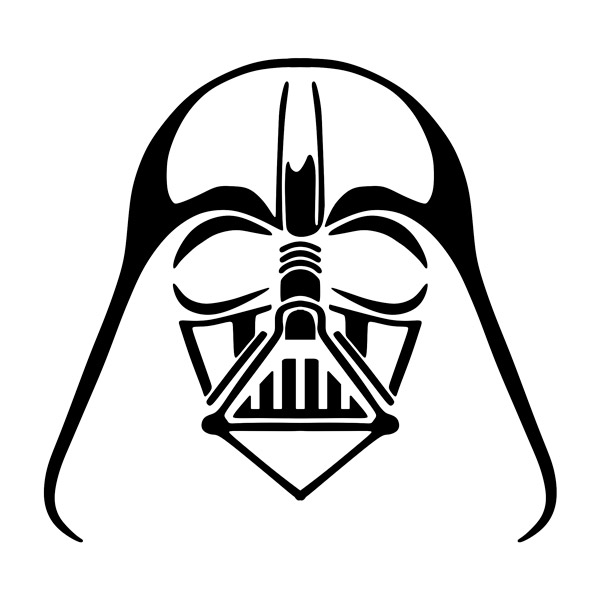 Autocollants: Casque Darth Vader II