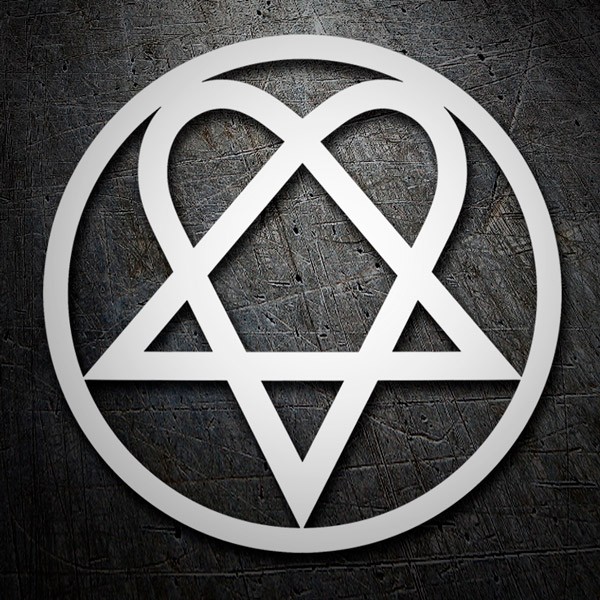Autocollants: Heartagram Him