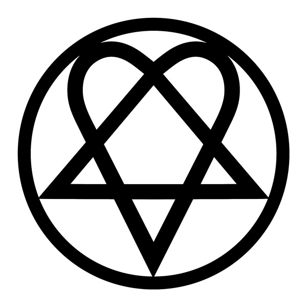 Autocollants: Heartagram Him