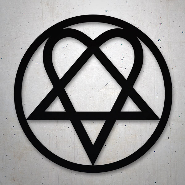 Autocollants: Heartagram Him