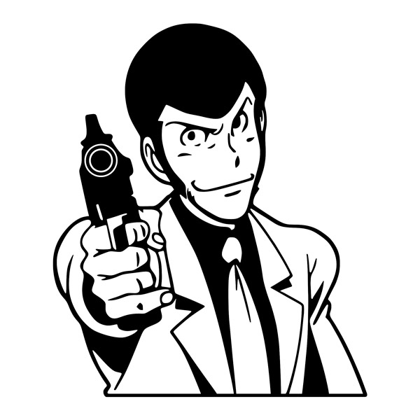 Autocollants: Ars&egrave;ne Lupin II