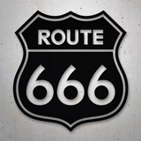 Autocollants: Route 666 2