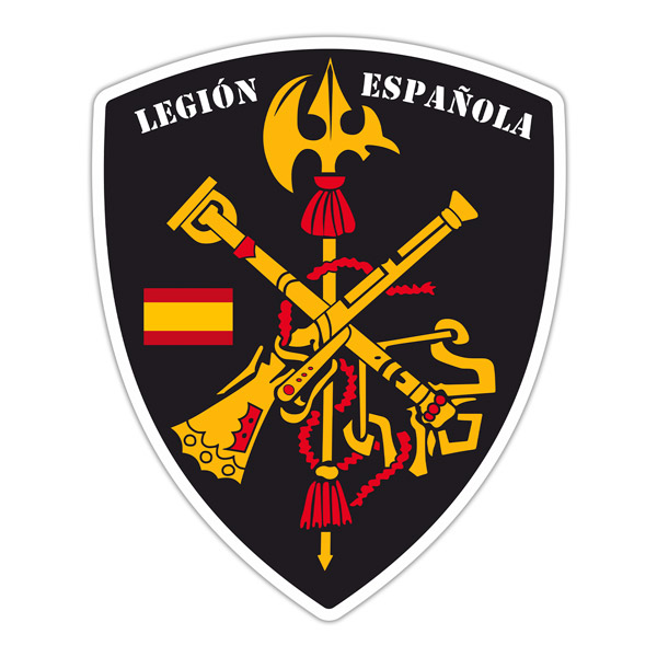 Autocollants: Armoiries de la Légion espagnole