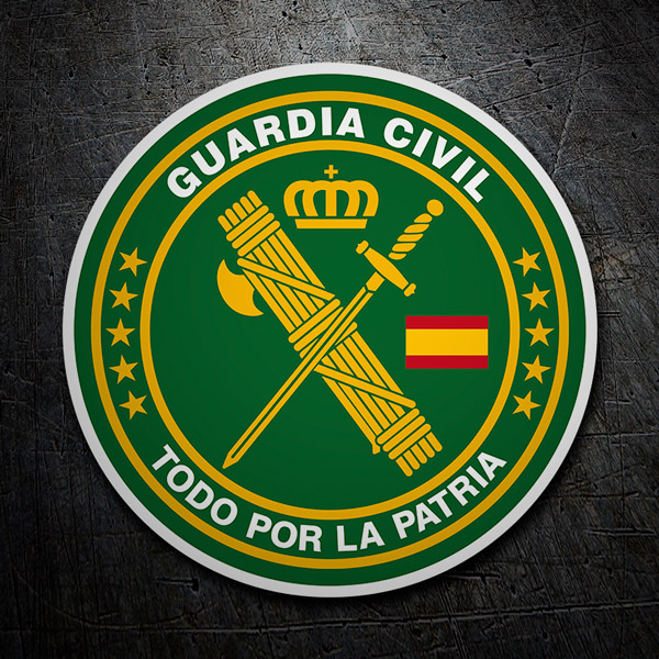 Autocollants: Guardia Civil - Tous pour la patrie
