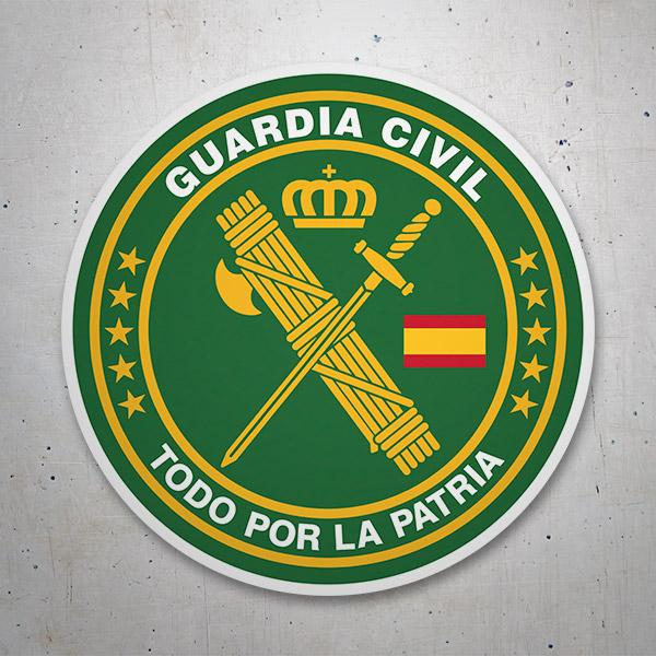 Autocollants: Guardia Civil - Tous pour la patrie