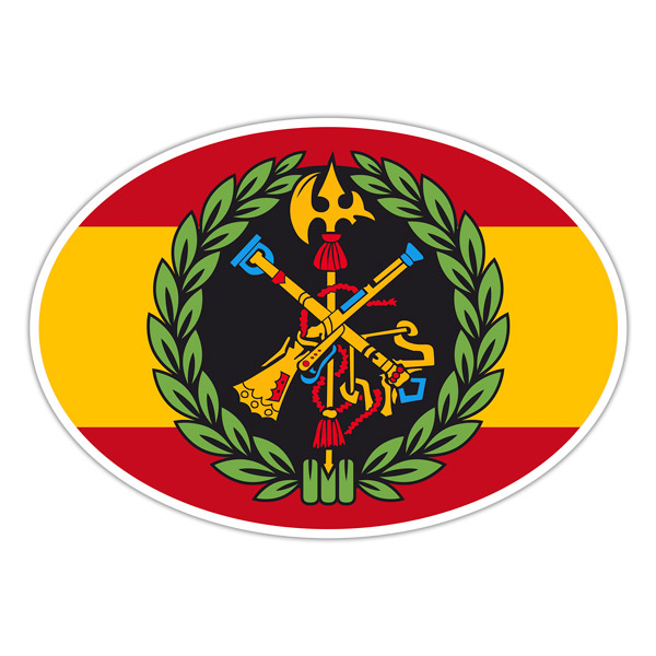 Autocollants: Légion espagnole ovale