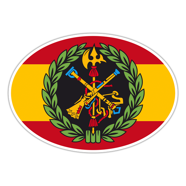Autocollants: Légion espagnole ovale