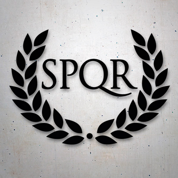 Autocollants: SPQR Roma