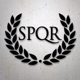 Autocollants: SPQR Roma 2