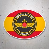Autocollants: Armée de l'air et drapeau espagnol 3