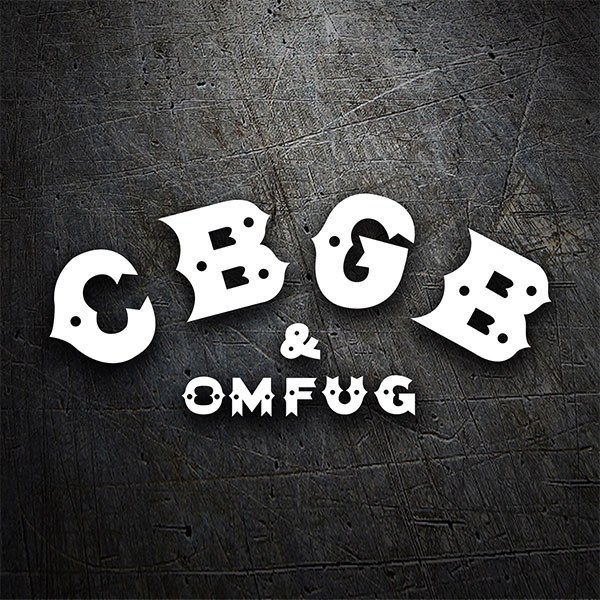 Autocollants: CBGB Rock