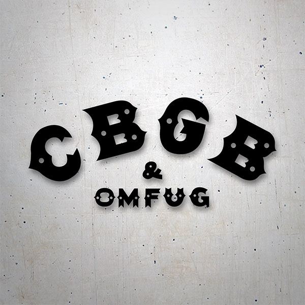 Autocollants: CBGB Rock