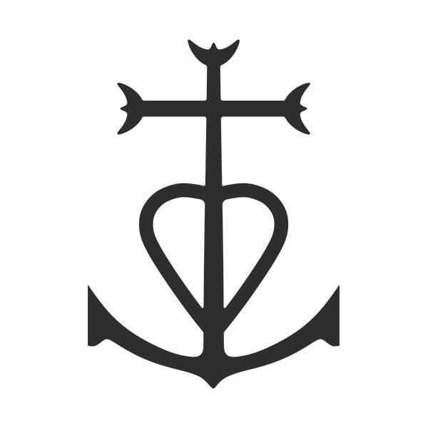 Autocollants: Croix de Camargue