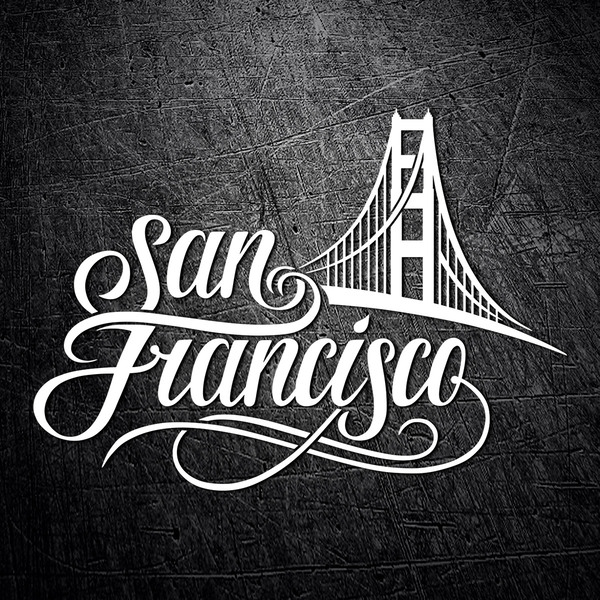 Autocollants: San francisco Golden Gate 