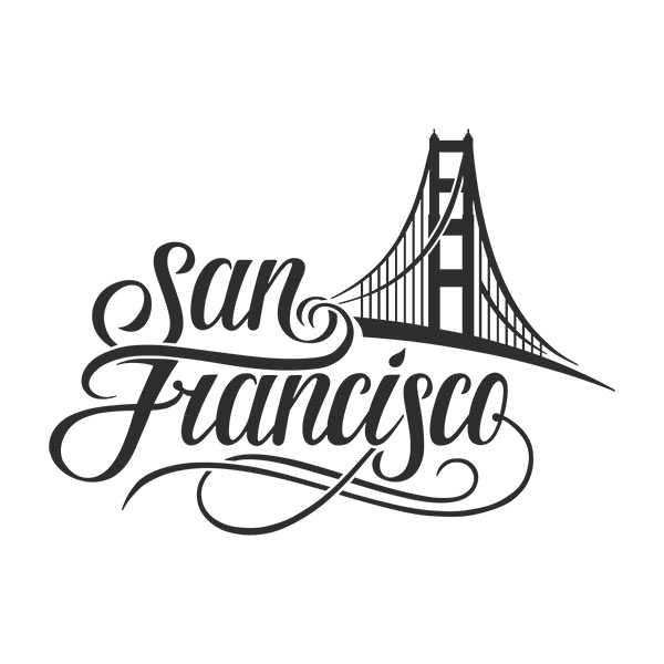 Autocollants: San francisco Golden Gate 