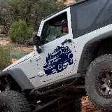 Autocollants: Aventure en Jeep 4x4 3
