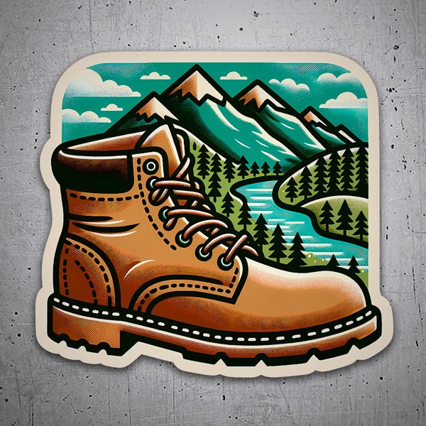 Autocollants: Bottes prêtes pour l'excursion