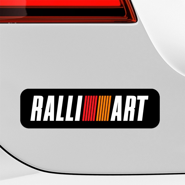 Autocollants: Ralli Art 2 avec Design Sportif