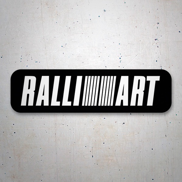 Autocollants: Ralli Art 3 avec Lignes Verticales